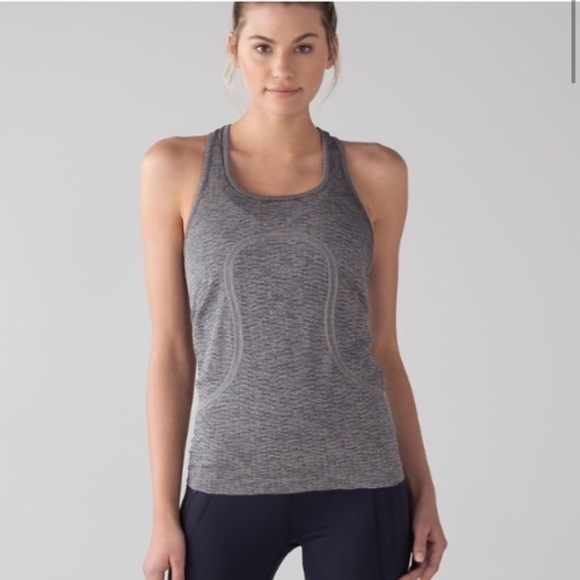 lululemon gray tank